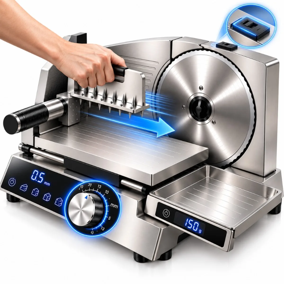 Silver Slicer Dickenregler 0–13 mm mit Skala