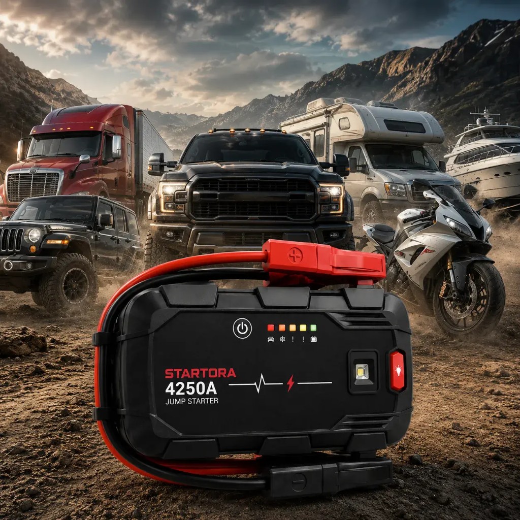 AutoVolt™ 4250A — реална мощност за запалване на двигателя