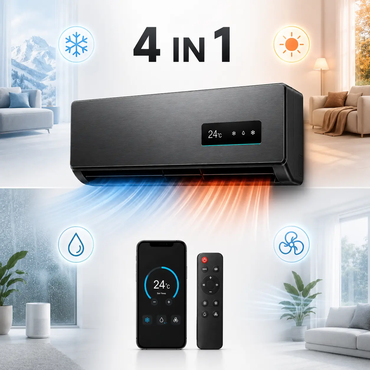 ThermoClima funkcje 4 w 1 dla komfortu domu