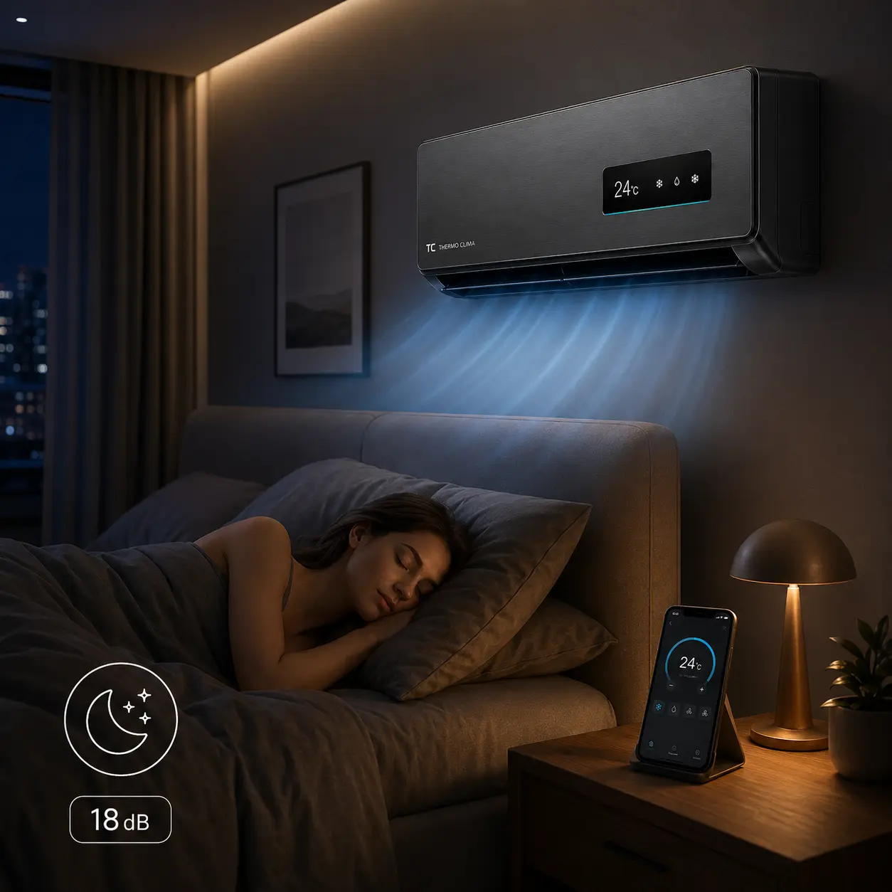 ThermoClima design scienny i tryb nocny