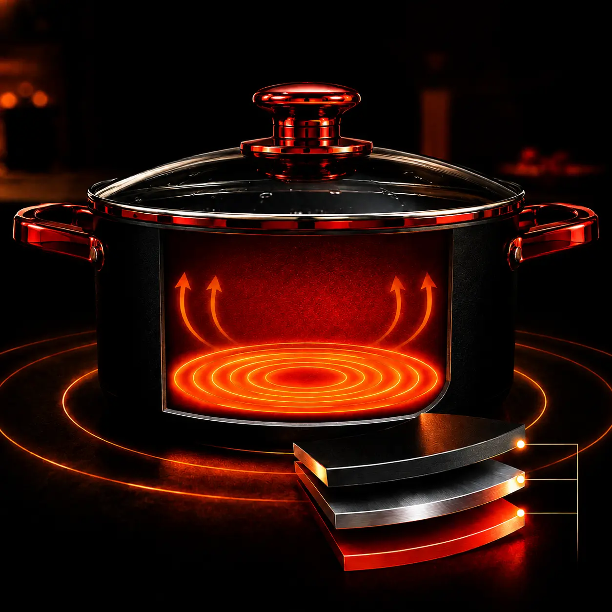 Tecnologia SafeCore in titanio a 3 strati VULCARA TITAN